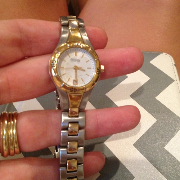 Fossil Gold and Silver Watch