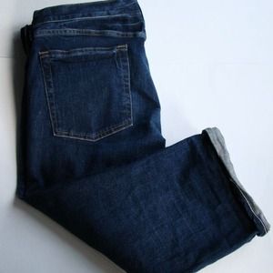 J Crew Hip-slung Denim Capris