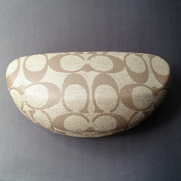 Coach eye glass case