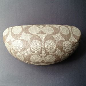 Coach eye glass case
