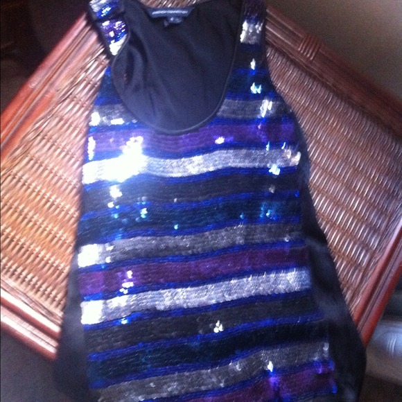 French Connection Sequined Tank