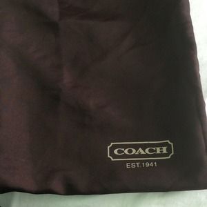 Authentic Coach dust bag