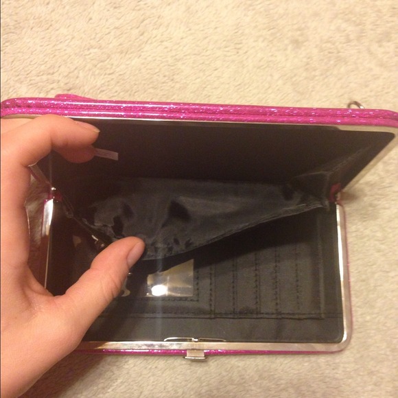 ππsparkly pink girly clutch! ππ - Picture 2 of 3