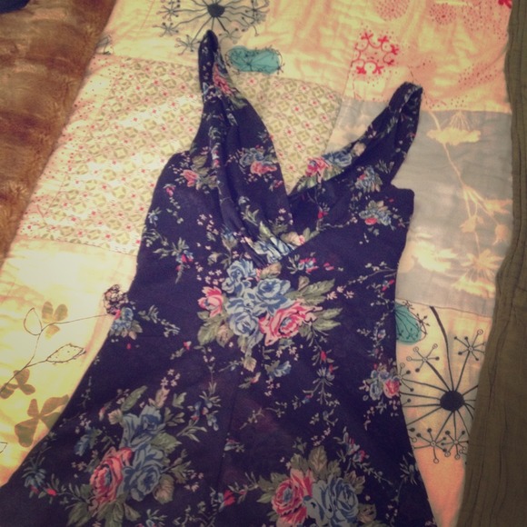TOPSHOP Kate Moss Floral Spring Dress size 8