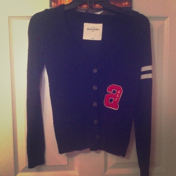 Abercrombie kids preppy cardigan