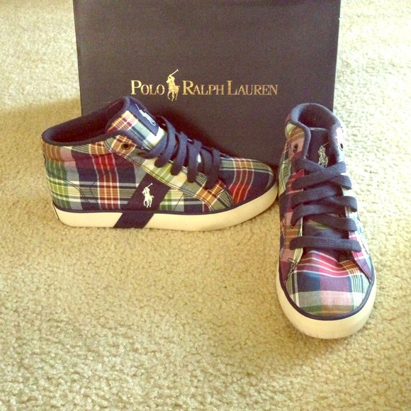 High top Ralph Lauren sneaker