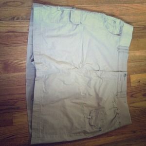 Lane Bryant khaki skort