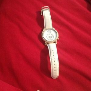 REDUCED! Juicy Couture white leather watch