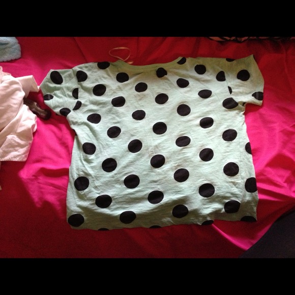 Polka dot light blue shirt - Picture 2 of 2