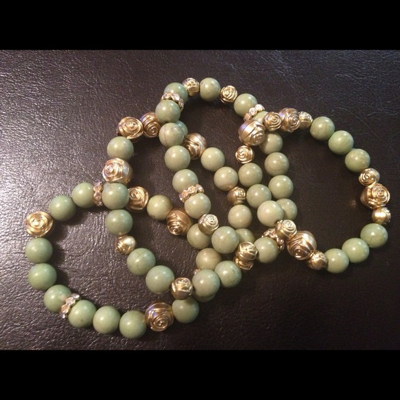 Handmade bracelets -- GREEN APPLE - Picture 3 of 4