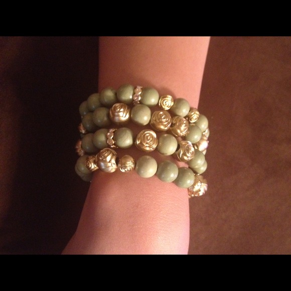 Handmade bracelets -- GREEN APPLE - Picture 4 of 4