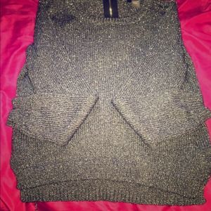 Silver and black long sleeve