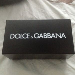 Dolce and Gabbana box and case