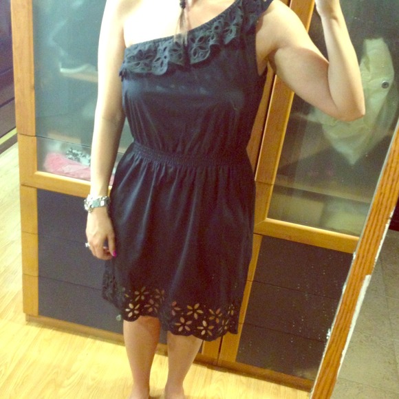 NWT DKNY one shoulder dress