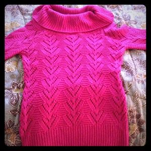 Brand new never worn pink fishnet sweater
