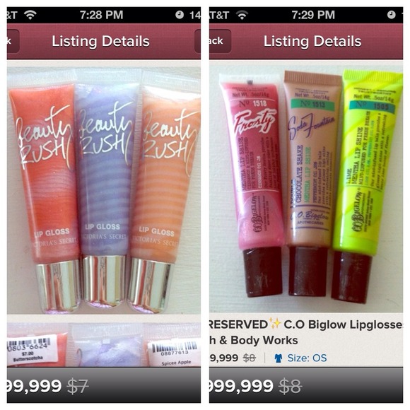 ✨RESERVED✨ Bundle of lipglosses 6ct