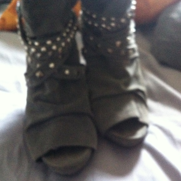 Studded heels