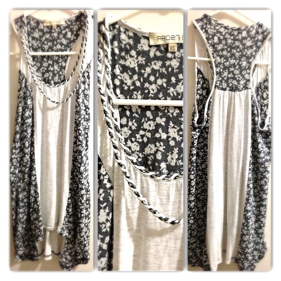 Rope Neckline Racerback Top - Picture 2 of 3