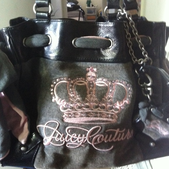 Pink and grey juicy purse