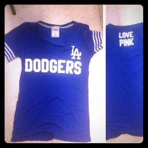 XS LA Dodgers Victoria Secrets V-Neck shirt
