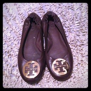 🌟RESERVED!Authentic Tory Burch flats- worn ONCE!!