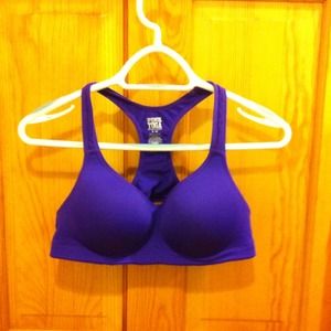 ****SOLD****PINK Push Up Padded Yoga Bra