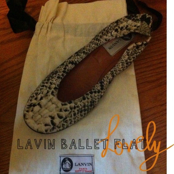 Pre-Loved LANVIN Ballet Flat from Paris