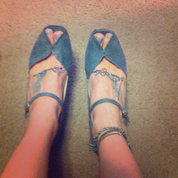 Grey suede Charlotte Russe 4in heels