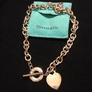 Tiffany & Co Heart and Toggle Necklace