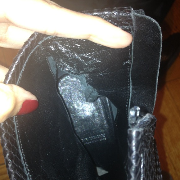 SOLD!!!Burberry python booties - Picture 4 of 4