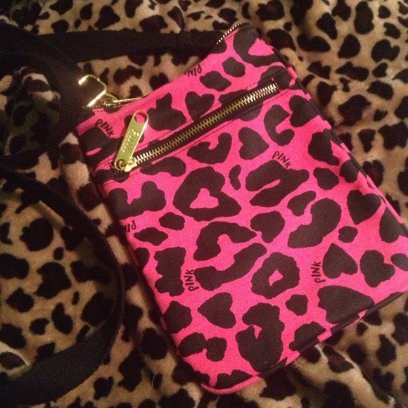 Victoria Secret Pink Leopard Crossbody