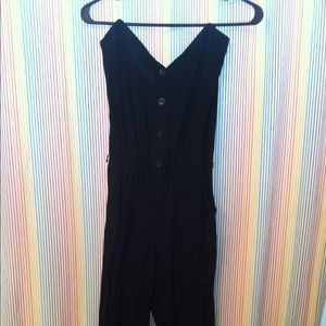 Black romper long pants