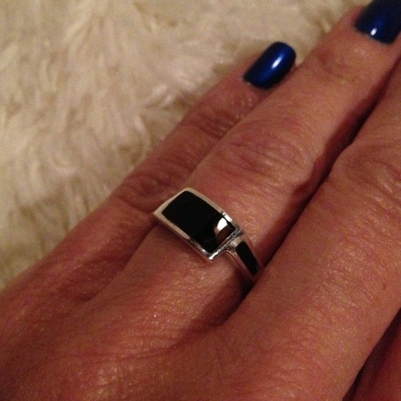 Sterling Silver & Onyx Ring/Bracelet Set
