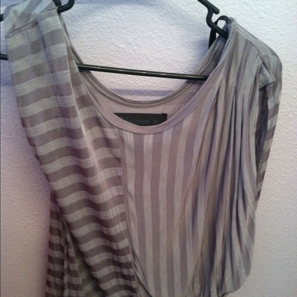 Purple and grey top from kardashian kollection