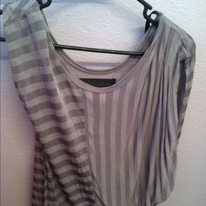 Purple and grey top from kardashian kollection