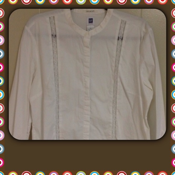 Great for fall Gap XL sheer NWOT button down🔻 - Picture 1 of 1
