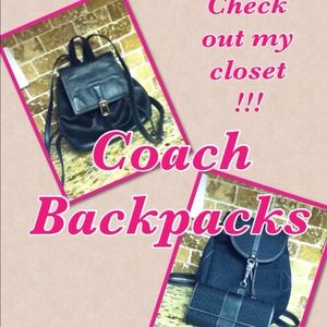 Coach backpacks!!!