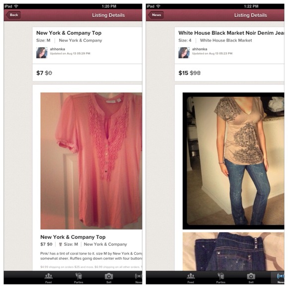 White House Black Market Noir Denim Jeans BUNDLE