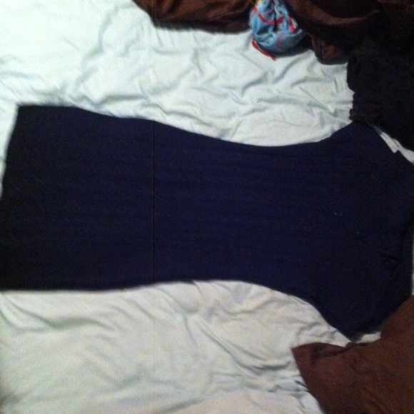 A sweater dress