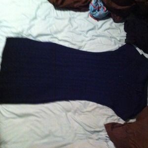 A sweater dress