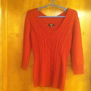 Express red sweater size xs