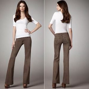 Mother Denim Wilder Trouser Clay Wide Leg