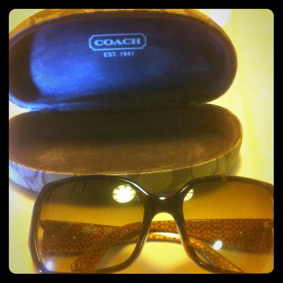 Coach Tortoise Shell Sunglasses