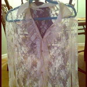 Lace Long Sleeve Blouse