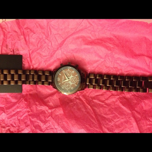 LaneBryant Brown copper watch
