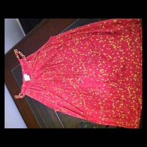 Halter Pink and Gold Top - NEW WITHOUT TAG