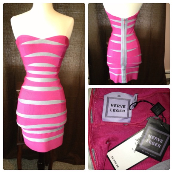 Herve Leger XS Bondage dress