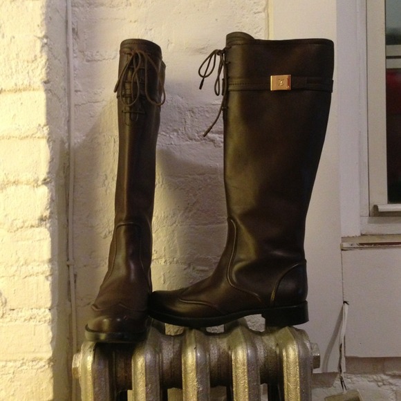 Louis Vuitton flat high boots *AUTHENTIC*