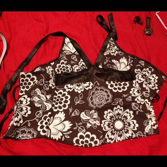 **SOLD** Charlotte Russe tie top