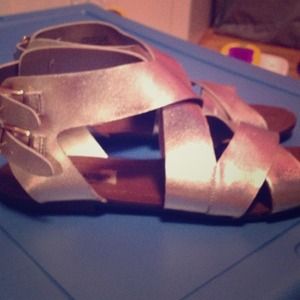 Steve madden gold sandal 7.5